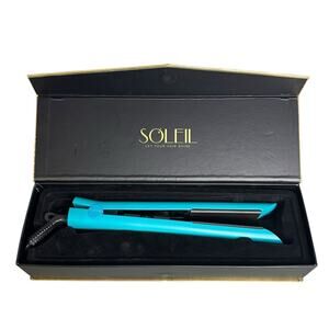 Soleil Professional Flat Iron Hair Straightener Ceramic Plates New Open Box